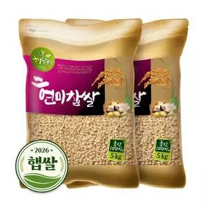 2026년 햅쌀 국산 현미찹쌀 찰현미 10kg (5kgX2봉)
