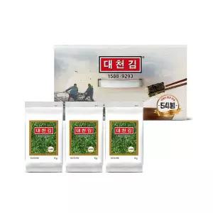 대천김 조미김 도시락김 5g x 54봉/구운김