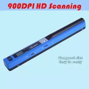 iScan 휴대용 스캐너 A4 문서 빠른 HD 900DPI USB 무선 작업 연구 사진 영수증 스캔 JPG/PDF Word/Excel