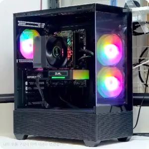 게이밍PC 라이젠5 7500X3D RTX5060 DDR5 16G 블랙
