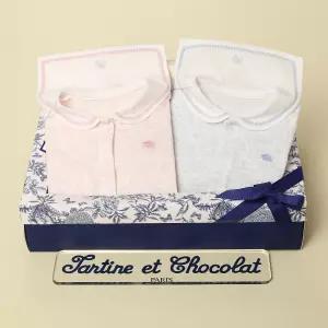 타티네 쇼콜라 쌍둥이출산50일백일선물세트르네슈트핑크+블루TNPMUS193P 143690