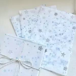 핑크 물결무늬 점 무늬 눈송이 배 종이 선물 포장지 작은 신선한 꽃다발 DIY 핸드메이드 재료