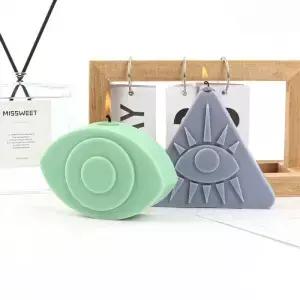 3D 악마의 눈 촛불 실리콘 금형 심령 예술 수제 비누 향기로운 수지 홈 장식 선물