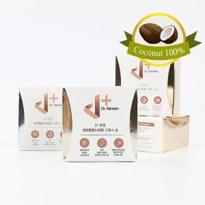 [라이펀][Dr.한센] 천연 벤토나이트 함유 코코넛비누 100g  4개set