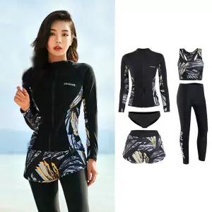 [후르츠라이]M~3XL 5피스 티나 여성 래쉬가드 여자 수영복 빅사이즈수영복 집업래쉬가드