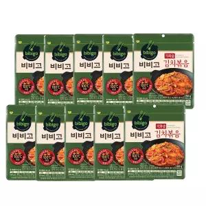 비비고 김치볶음 150g x 10팩 1박스 직화볶음솥 불맛 코스트코 대용량 소포장 김치