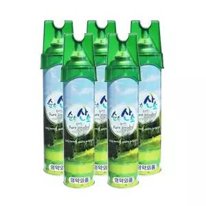 식약처인증 의약외품 순수산소 휴대용산소캔816ml 5캔