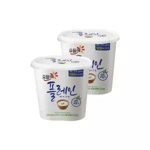 [하프클럽/빙그레]빙그레 요플레 플레인 화이트 900g 2개 / 설탕무첨가 요거트