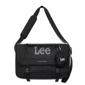 LEE. 코듀라 메쉬 메신저백 블랙 LE2501BG25BK