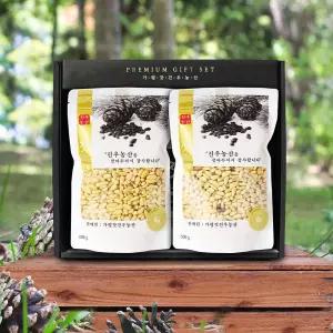 [산지직송] 가평 햇 잣 선물세트(황잣/백잣) 1kg