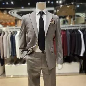 [레노마](하남점)renoma 프리미엄 베이지 헤링본 짜임 정장 RPLMSJ59A