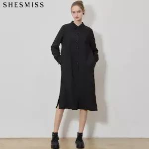 [쉬즈미스(SHESMISS)] 에브리데이 셔츠 롱 원피스 (택가격: 278000원)