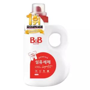 비앤비 유아 섬유 세제 시그니처향 1.5L 6개