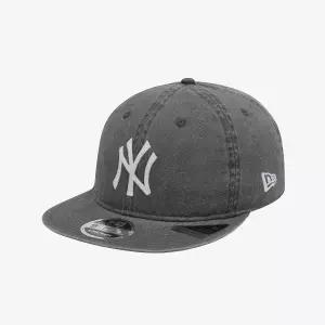 [뉴에라](타임스퀘어점패션관)MLB 뉴욕 양키스 피그먼트 워시드 레트로 크라운 스트랩백 블랙 15131615