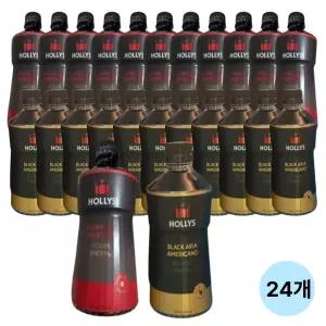할리스 시그니처 아메리카노 550ml, 6입, 2개+블랙아리아 아메리카노 550ml, 6입, 2개 (총 24개)