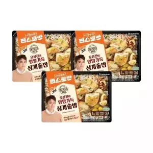아워홈X편스토랑 오상진의 영양가득 삼계솥밥 280g, 3개