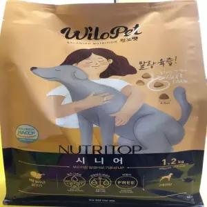 강아지 시니어 반려견 건식사료 1.2kg 고령견 맞춤 영양 간식