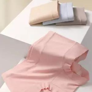 여성 속옷 세트 미디팬티 사게절 팬티 60수 4P 팬티세트 면팬티 햄팬티 모달팬티 무봉제