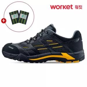 WORKET 안전화 워킷 ZB-193I 끈타입 안전화 방수 경량 작업 현장건설 4인치 블랙