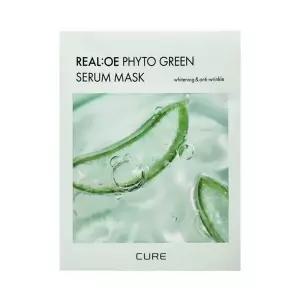 김정문알로에 라센스 로에 큐어 피토그린 세럼 마스크 10매(신형) 화이트닝 모공케어 1개 Ss