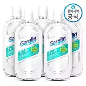 가그린 어드밴스드 제로 마일드 750ml 5개 무에탄올 무색소 구강청결제 구취 프라그제거