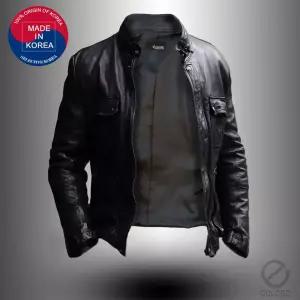국산 남자 천연 양가죽 100% 리얼 레더 M-65 필드 워싱 자켓 이컬러즈 ECOLORZ MADE IN KOREA