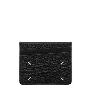 마르지엘라 26SS 블랙 스티치 카드지갑 SA1VX0006 P4455 T8013