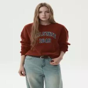 후아유 Calstate Logo Crop Sweatshirt(F) WHMWG4932F