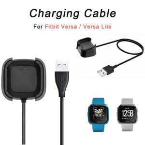 Fitbit Versa 1 Lite와 호환되는 교체용 충전기(versa 2에는 사용할 수 없음) USB 스마트워치 충전 도크