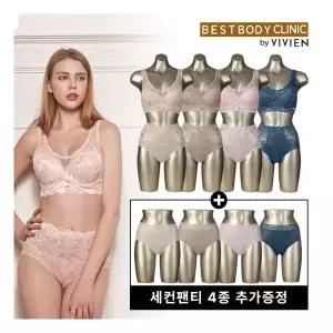 {백화점 상품} 비비안 BBC 이지무빙런닝 브라렛 여자속옷세트 12종 4+4+4+세컨증정 495983