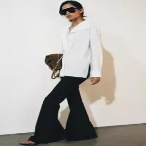 ZARA ZW 컬렉션 오버사이즈 셔츠 - 화이트 4786/708/250