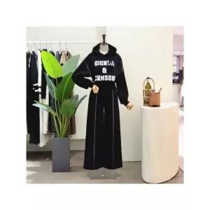 [하프클럽/]  FW3K9ST5698 레터링 후드 트레이닝 세트