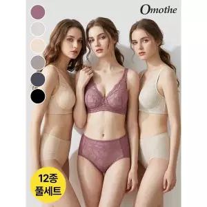 [하프클럽/] 올데이 에센셜 플로워레이스 브라팬티 12종 풀세트