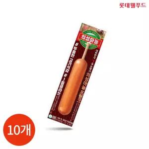 CL 롯데햄 의성 마늘 프랑크 70g x 10개 캠핑간식/휴대간식/냉장간식/핫바/어