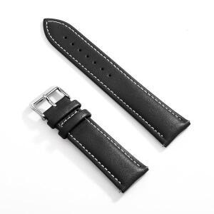 가죽 탑 그레인 시계 밴드, 퀵 릴리즈 18mm/20mm/22mm 시계 스트랩, 삼성 갤럭시 워치, 가민 화웨이 워치