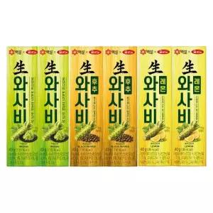 (e)CJ 백설 생와사비 43g x2개 + 후추 43g x2개 + 레몬 40g x2개