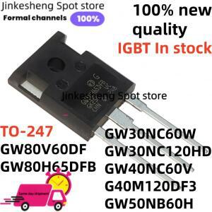 5/개 100% 새 제품 STGW30NC120HD STGW80V60DF STGW40NC60V STGW50NB60H STG40M120DF3 TO-247 IGBT