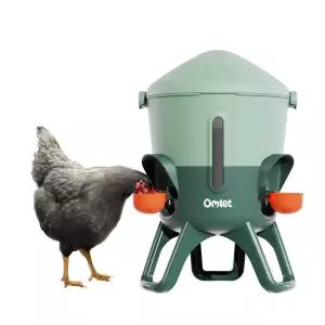 Omlet 닭 자동 급수기 5.8L 세이지 그린 BPA 프리