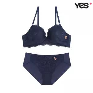 예스 홀리데이 곰돌이 네이비 헴팬티 세트 YSWBZB13YSWPZB14 DIC755