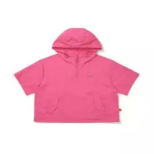 브리즈팝 크롭 후드 아노락 우먼 PINK