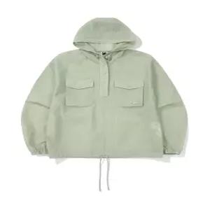 후드 메쉬 아노락 우먼 MINT