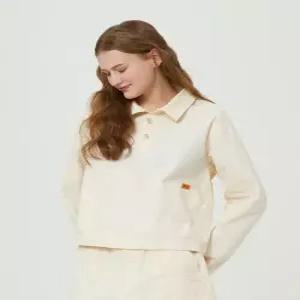 메일러 가먼트워싱 카라형 아노락 우먼 IVORY