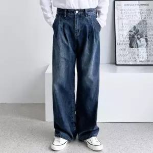 남성 데님 청 와이드 핀턱 데일리 ON-JEA-QWE2567F