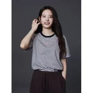 폴햄 여성 20수 코튼 멀티 스트라이프 기본핏 반팔티_PHG2TS2230