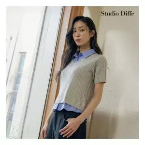 스튜디오디페 레이어드 반팔 셔츠 2종[런칭 가격 79,900원]