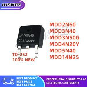 10개 100% 새 제품 MDD2N60 MDD4N20Y MDD3N40 TO-252 MOSFET 전계 효과 튜브