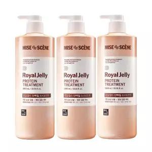 미쟝센 로얄젤리 단백질 트리트먼트1000ml 3개