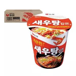 [과자센타][박스] 농심 새우탕 컵 67g 30입