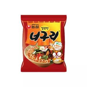 농심 너구리 매운맛 40봉 너구리 얼큰한맛 해장 봉지 라면