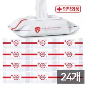 (의약외품) 메디와이퍼 손소독티슈 80매 24개